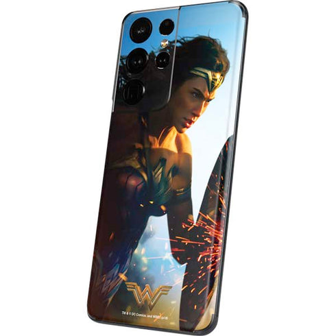 DC Comics Wonder Woman Action Pose Poster Galaxy S21 Ultra 5G Skin